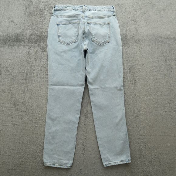 Universal Thread Jeans Women's 2R Blue High-Rise Slim Straight Denim 27" Inseam - Picture 10 of 15